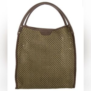 🆕 Rag & Bone Safari Khaki Net Summer Passenger Tote
